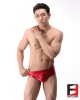 SPANDEX SLICK UNDERWEAR RED UWJB02