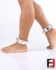 LEATHER WITH STAINLESS STEEL ANKLE RESTRAINTS AK004