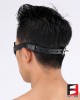 LEATHER TWO EYES BLINDFOLD BF004