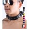 LEATHER BONDAGE COLLAR CL008A LEATHER BONDAGE COLLAR CL008A