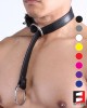 LEATHER SERIOUS BONDAGE CHOKER COLLAR CL010A