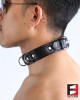 LEATHER CHOKER COLLAR CL008B