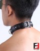 LEATHER CHOKER COLLAR CL008B