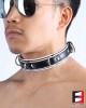 LEATHER CHOKER COLLAR CL008B