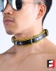 LEATHER CHOKER COLLAR CL008B