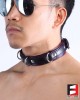 LEATHER CHOKER COLLAR CL008B