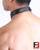 LEATHER SERIOUS BONDAGE CHOKER COLLAR CL010A