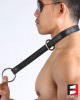 LEATHER SERIOUS BONDAGE CHOKER COLLAR CL010A