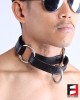 LEATHER SERIOUS BONDAGE CHOKER COLLAR CL010B