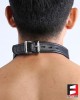 LEATHER SERIOUS BONDAGE CHOKER COLLAR CL010B