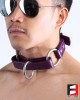 LEATHER SERIOUS BONDAGE CHOKER COLLAR CL010B