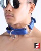 LEATHER SERIOUS BONDAGE CHOKER COLLAR CL010B