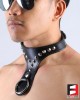 LEATHER O-RING COLLAR CL012A
