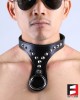 LEATHER O-RING COLLAR CL012A