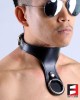 LEATHER O-RING COLLAR CL012B