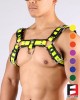 LEATHER BULLDOG GLOW HARNESS HS004R