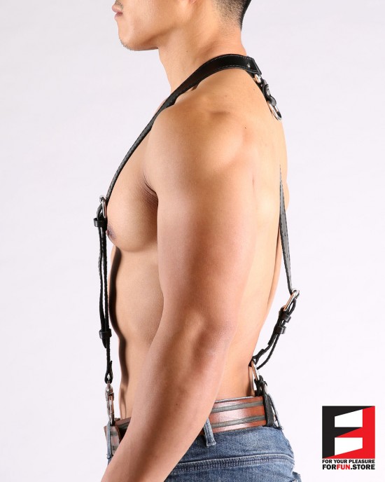 LEATHER SUSPENDER HARNESS HS002