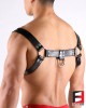 LEATHER BULLDOG BASIC HARNESS HS004