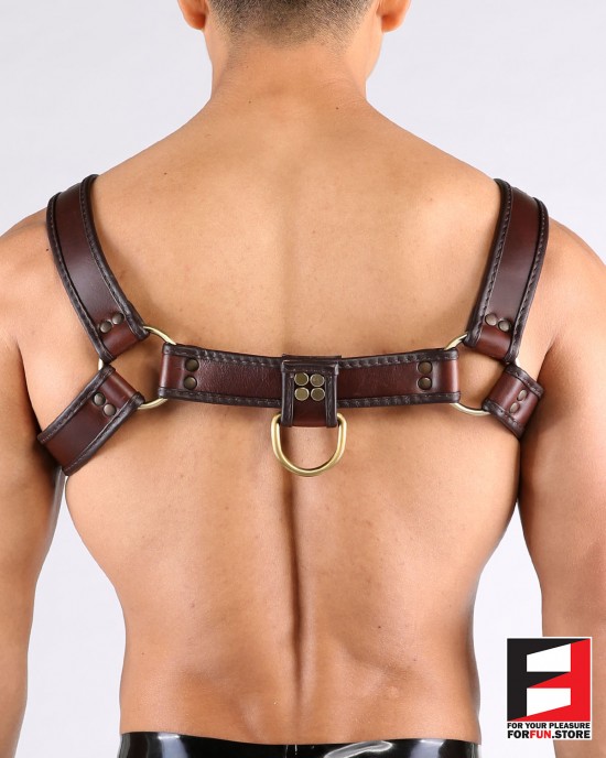 LEATHER BULLDOG CLASSIC HARNESS HS004B