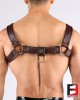 LEATHER BULLDOG CLASSIC HARNESS HS004B