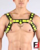 LEATHER BULLDOG GLOW HARNESS HS004R