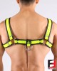 LEATHER BULLDOG GLOW HARNESS HS004R