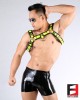 LEATHER BULLDOG GLOW HARNESS HS004R