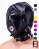 DARK & SILENT LEATHER HOOD MA001