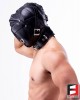 DARK & SILENT LEATHER HOOD MA001