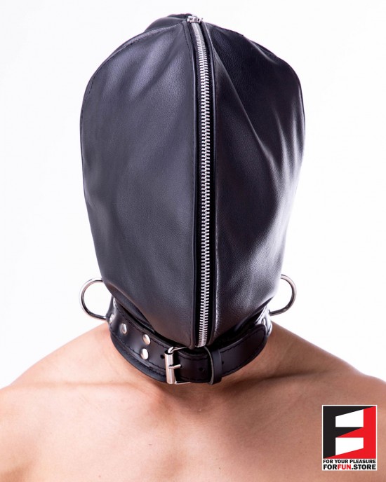 DOUBLE FACE LEATHER HOOD MA002