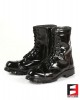 LEATHER PREMIUM POLISH COMBAT BOOTS SE-BOOT10