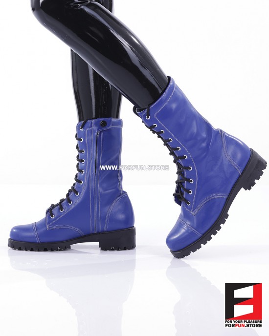 LEATHER COLOR COMBAT BOOTS SE-BOOT12C