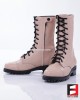 LEATHER COLOR COMBAT BOOTS SE-BOOT12C