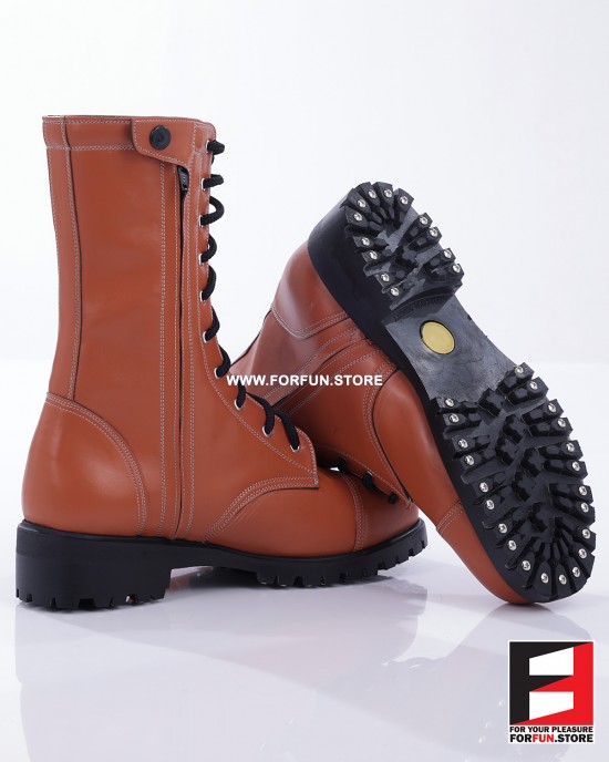 LEATHER COLOR COMBAT BOOTS SE-BOOT12C