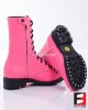 LEATHER COLOR COMBAT BOOTS SE-BOOT12C