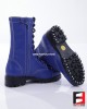 LEATHER COLOR COMBAT BOOTS SE-BOOT12C