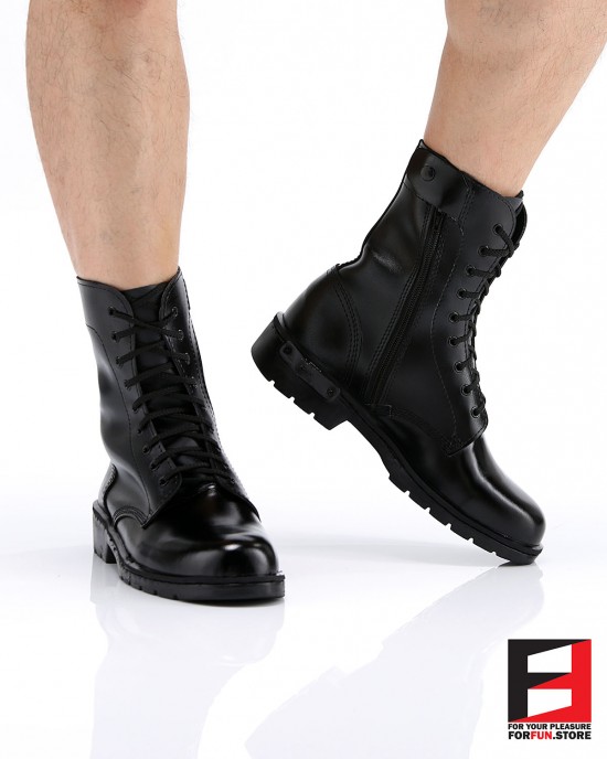 LEATHER COMBAT BOOTS TYPE J