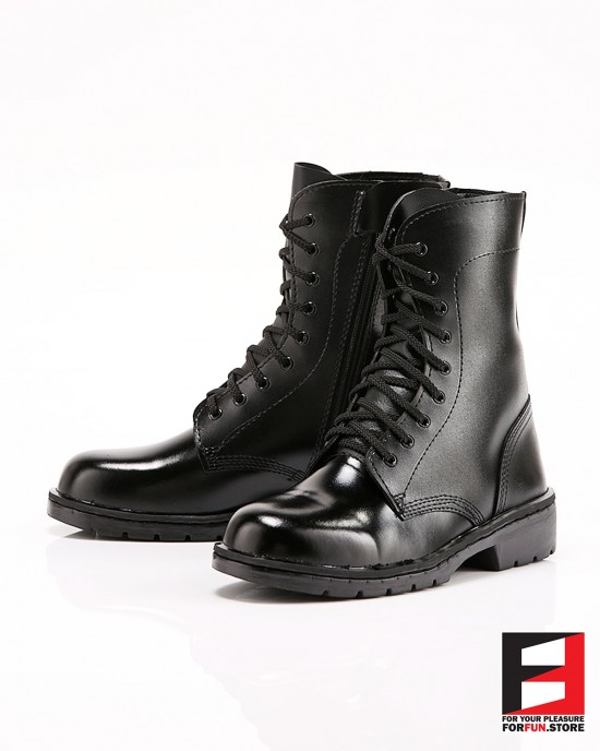 LEATHER COMBAT BOOTS TYPE J