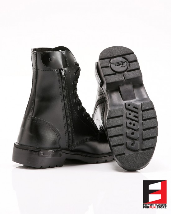 LEATHER COMBAT BOOTS TYPE J