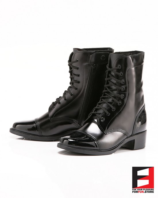LEATHER COMBAT BOOTS TYPE T