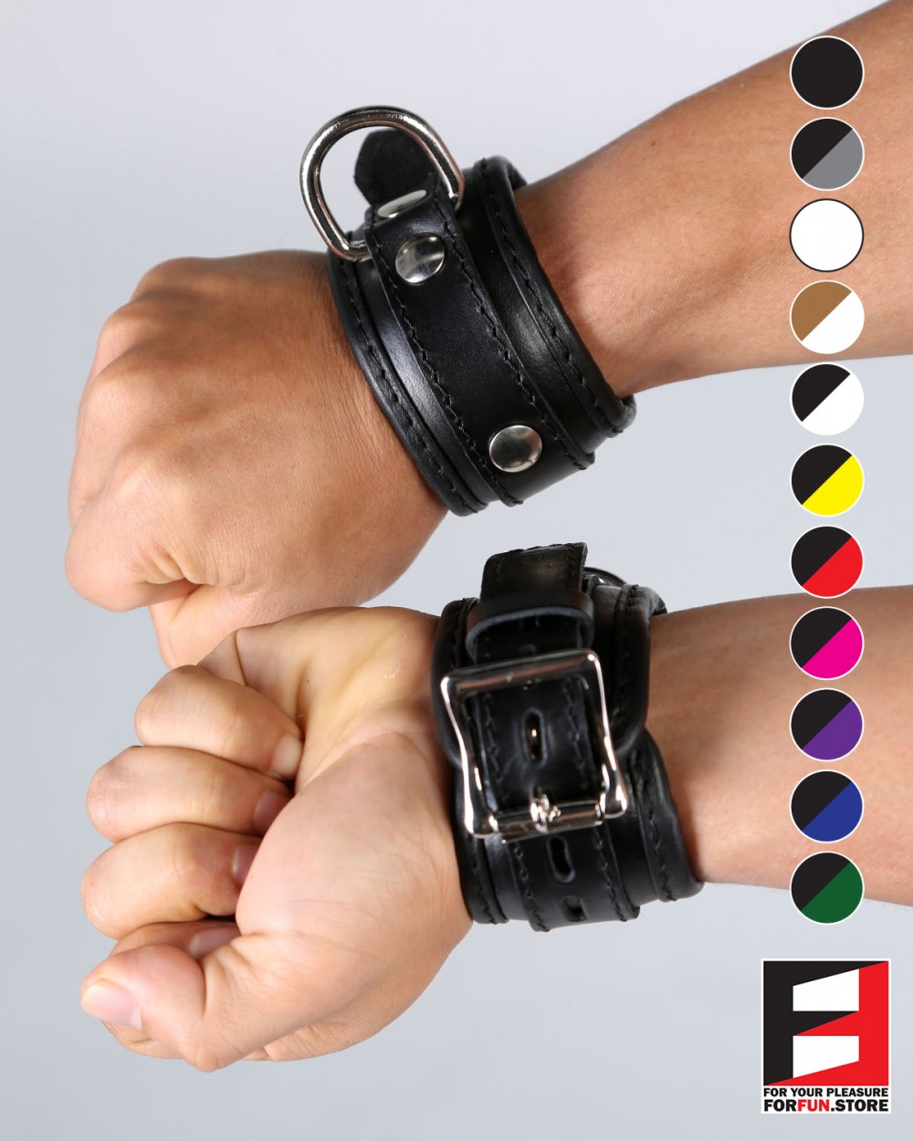 LEATHER WRISTS FOR YOUR PLEASURE FORFUN