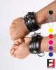 LEATHER WITH FUR WRIST RESTRAINTS WR006