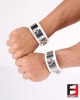 LEATHER WITH STAINLESS STEEL WRIST RESTRAINTS WR004 LEATHER WITH STAINLESS STEEL WRIST RESTRAINTS WR004