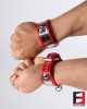 LEATHER WITH STAINLESS STEEL WRIST RESTRAINTS WR004 LEATHER WITH STAINLESS STEEL WRIST RESTRAINTS WR004