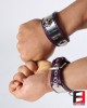 LEATHER WITH STAINLESS STEEL WRIST RESTRAINTS WR004 LEATHER WITH STAINLESS STEEL WRIST RESTRAINTS WR004