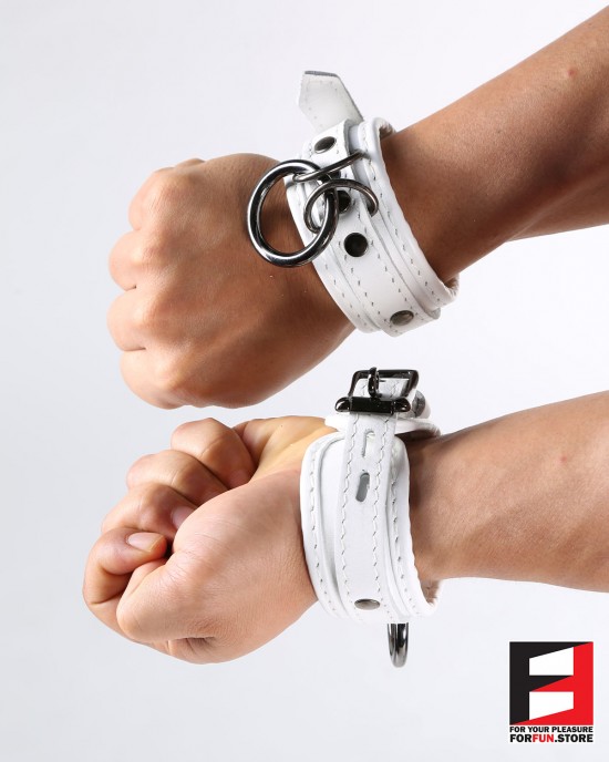 LEATHER SUPREME CHOKER WRIST RESTRAINTS WR005