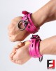 LEATHER SUPREME CHOKER WRIST RESTRAINTS WR005