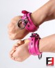 LEATHER SUPREME CHOKER WRIST RESTRAINTS WR005