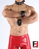 LEATHER WITH FUR WRIST RESTRAINTS WR006