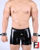 LEATHER RING-CHOKER WRIST RESTRAINTS WITH STUDS WR009